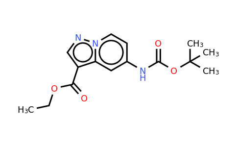 CAS 1101120-33-5 | 5-Boc-amino-pyrazolo[1,5-a]pyridine-3-carboxylic acid ethyl ester