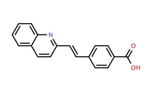 CAS 110113-96-7 | 4-[2-(Quinolin-2-yl)ethenyl]benzoic acid