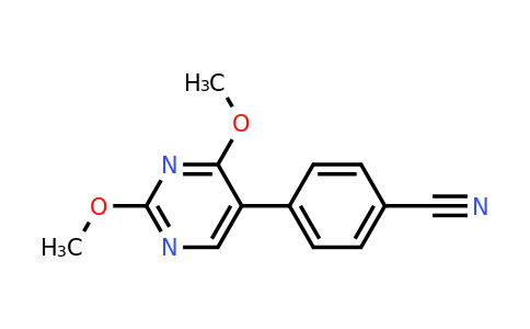 CAS 1101167-59-2 | 4-(2,4-Dimethoxypyrimidin-5-yl)benzonitrile