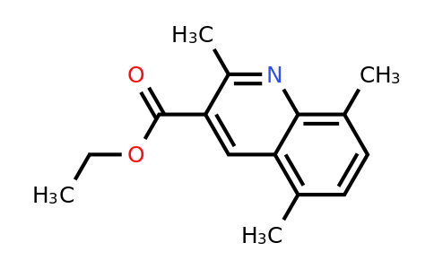 CAS 110139-48-5 | 2,5,8-Trimethylquinoline-3-carboxylic acid ethyl ester