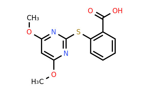 CAS 110284-79-2 | 2-((4,6-Dimethoxypyrimidin-2-yl)thio)benzoic acid