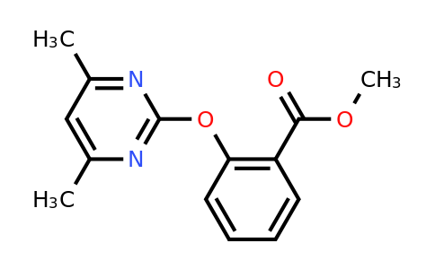 CAS 110284-97-4 | Methyl 2-((4,6-dimethylpyrimidin-2-yl)oxy)benzoate