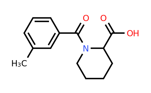 CAS 1102896-88-7 | 1-(3-methylbenzoyl)piperidine-2-carboxylic acid