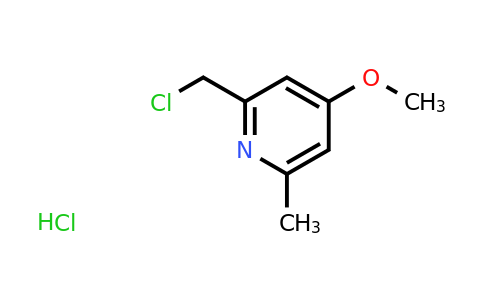 CAS 110374-34-0 | 2-(chloromethyl)-4-methoxy-6-methylpyridine hydrochloride