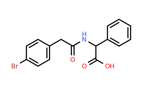 CAS 1103840-95-4 | 2-[2-(4-Bromophenyl)acetamido]-2-phenylacetic acid