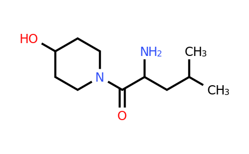 CAS 1104236-93-2 | 2-amino-1-(4-hydroxypiperidin-1-yl)-4-methylpentan-1-one