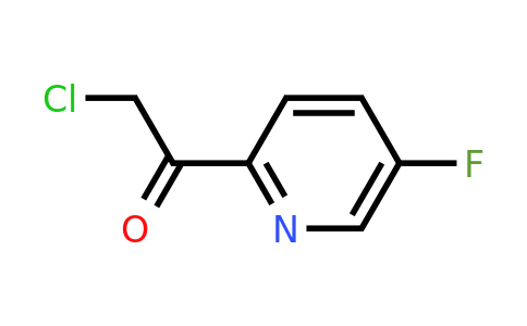CAS 1104606-44-1 | 2-Chloro-1-(5-fluoro-2-pyridyl)ethanone
