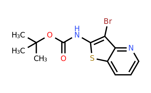 CAS 1104630-94-5 | tert-butyl N-{3-bromothieno[3,2-b]pyridin-2-yl}carbamate