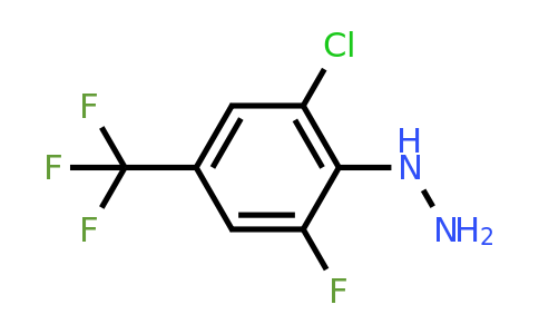 CAS 110499-66-6 | (2-Chloro-6-fluoro-4-(trifluoromethyl)phenyl)hydrazine