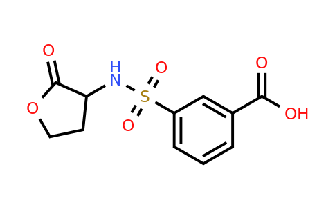 CAS 1105058-09-0 | 3-[(2-Oxooxolan-3-yl)sulfamoyl]benzoic acid