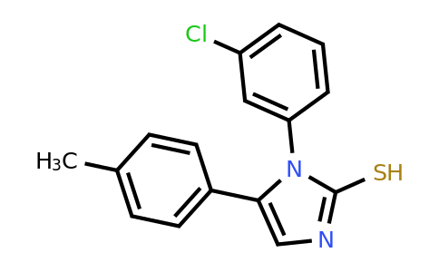 CAS 1105188-77-9 | 1-(3-chlorophenyl)-5-(4-methylphenyl)-1H-imidazole-2-thiol