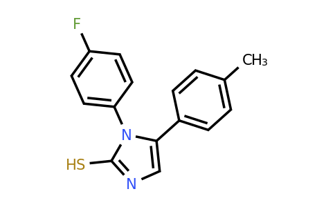 CAS 1105189-09-0 | 1-(4-fluorophenyl)-5-(4-methylphenyl)-1H-imidazole-2-thiol