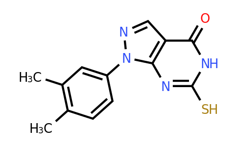 CAS 1105189-44-3 | 1-(3,4-dimethylphenyl)-6-mercapto-1,5-dihydro-4H-pyrazolo[3,4-d]pyrimidin-4-one
