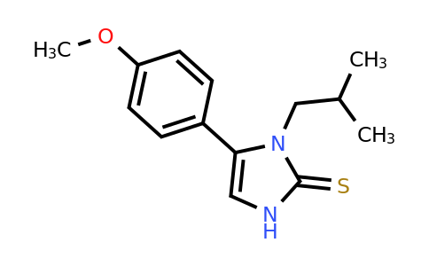CAS 1105190-34-8 | 1-isobutyl-5-(4-methoxyphenyl)-1,3-dihydro-2H-imidazole-2-thione