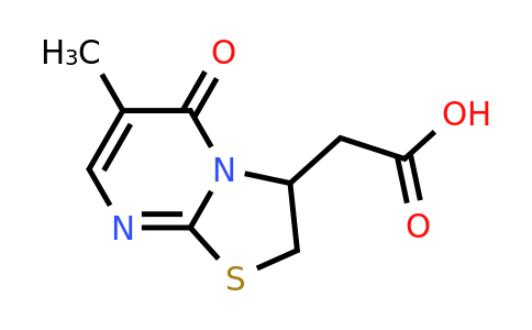 CAS 1105190-72-4 | (6-Methyl-5-oxo-2,3-dihydro-5H-[1,3]thiazolo[3,2-a]pyrimidin-3-yl)acetic acid