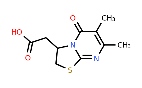 CAS 1105190-84-8 | (6,7-Dimethyl-5-oxo-2,3-dihydro-5H-[1,3]thiazolo[3,2-a]pyrimidin-3-yl)acetic acid