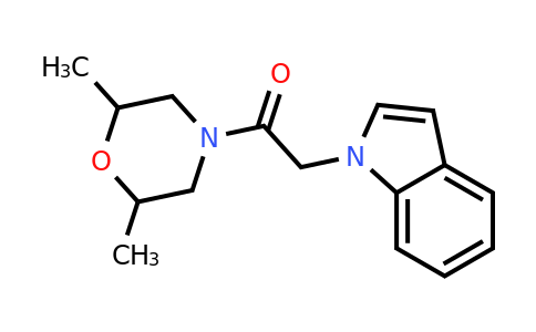 CAS 1105192-94-6 | 1-[2-(2,6-dimethylmorpholin-4-yl)-2-oxoethyl]-1H-indole