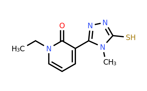 CAS 1105196-08-4 | 1-ethyl-3-(5-mercapto-4-methyl-4H-1,2,4-triazol-3-yl)pyridin-2(1H)-one