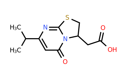 CAS 1105198-41-1 | (7-isopropyl-5-oxo-2,3-dihydro-5H-[1,3]thiazolo[3,2-a]pyrimidin-3-yl)acetic acid