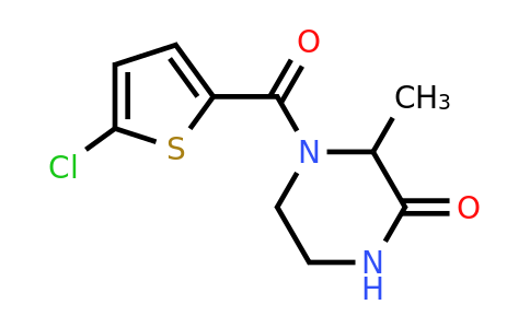 CAS 1105699-70-4 | 4-(5-Chlorothiophene-2-carbonyl)-3-methylpiperazin-2-one