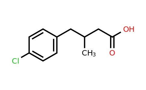 CAS 110600-53-8 | 4-(4-chlorophenyl)-3-methylbutanoic acid