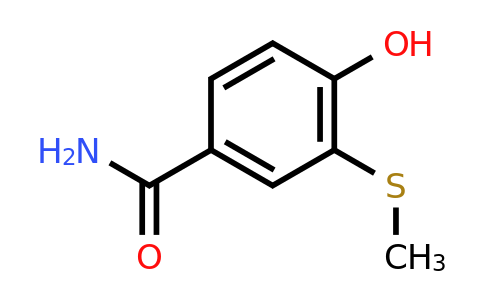 CAS 110642-31-4 | 4-Hydroxy-3-(methylsulfanyl)benzamide