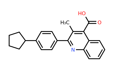 CAS 110664-31-8 | 2-(4-Cyclopentylphenyl)-3-methylquinoline-4-carboxylic acid