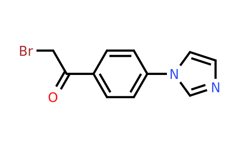 CAS 110668-69-4 | 2-Bromo-1-(4-imidazol-1-YL-phenyl)-ethanone