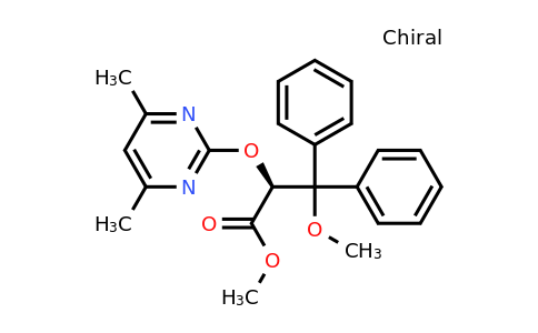 CAS 1106685-61-3 | (S)-Methyl 2-((4,6-dimethylpyrimidin-2-yl)oxy)-3-methoxy-3,3-diphenylpropanoate