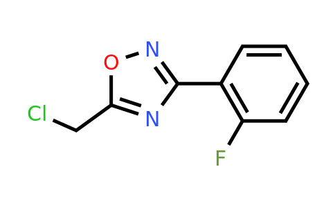 CAS 110704-45-5 | 5-(Chloromethyl)-3-(2-fluorophenyl)-1,2,4-oxadiazole