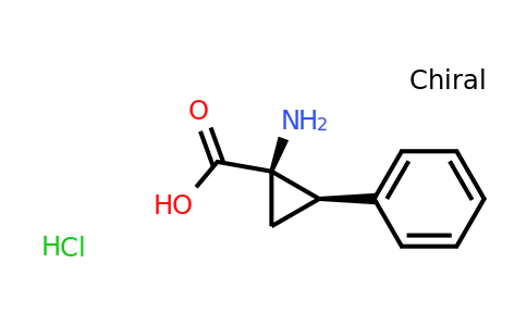 (1R,2R)-1-amino-2-phenyl-cyclopropanecarboxylic acid;hydrochloride