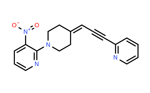 CAS 1107616-88-5 | 3-nitro-2-{4-[3-(pyridin-2-yl)prop-2-yn-1-ylidene]piperidin-1-yl}pyridine