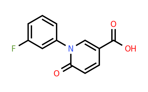 CAS 1107650-68-9 | 1-(3-fluorophenyl)-6-oxo-1,6-dihydropyridine-3-carboxylic acid