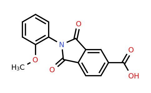 CAS 110768-14-4 | 2-(2-Methoxyphenyl)-1,3-dioxoisoindoline-5-carboxylic acid