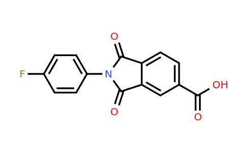 CAS 110768-19-9 | 2-(4-Fluorophenyl)-1,3-dioxoisoindoline-5-carboxylic acid