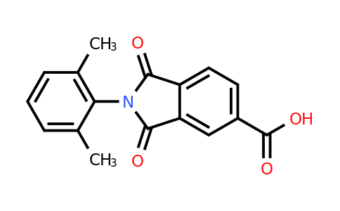 CAS 110768-27-9 | 2-(2,6-Dimethylphenyl)-1,3-dioxoisoindoline-5-carboxylic acid