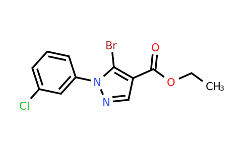 CAS 110821-39-1 | ethyl 5-bromo-1-(3-chlorophenyl)-1H-pyrazole-4-carboxylate