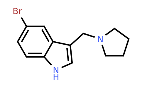 CAS 1108616-48-3 | 5-Bromo-3-(pyrrolidin-1-ylmethyl)-1h-indole