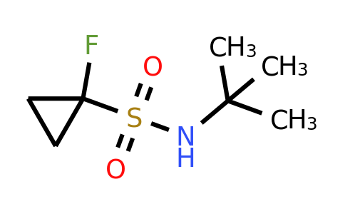 CAS 1108658-07-6 | N-(tert-butyl)-1-fluorocyclopropane-1-sulfonamide
