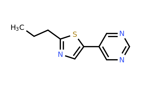 CAS 1109226-43-8 | 2-Propyl-5-(pyrimidin-5-yl)thiazole