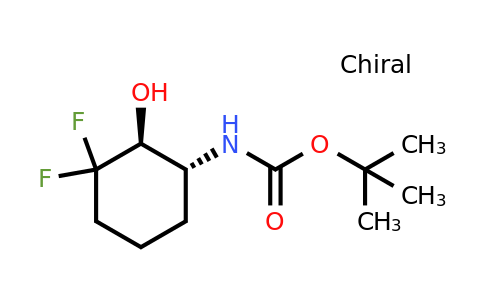 CAS 1109284-41-4 | tert-Butyl ((1R,2S)-3,3-difluoro-2-hydroxycyclohexyl)carbamate