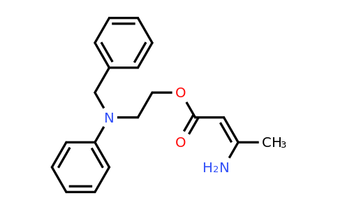 CAS 111011-79-1 | (Z)-2-(Benzyl(phenyl)amino)ethyl 3-aminobut-2-enoate