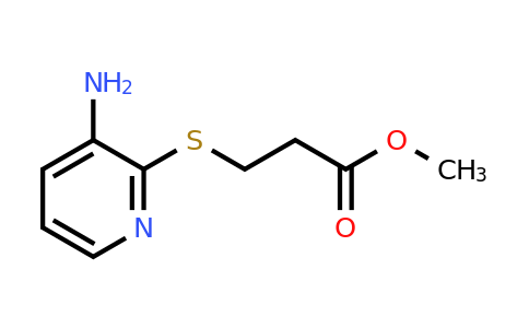 CAS 111042-83-2 | methyl 3-[(3-aminopyridin-2-yl)sulfanyl]propanoate