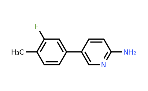CAS 1110656-80-8 | 5-(3-Fluoro-4-methylphenyl)pyridin-2-amine