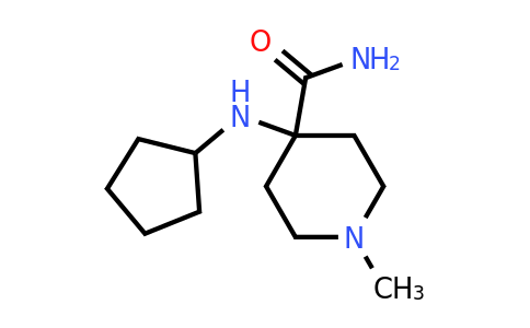 CAS 1110717-78-6 | 4-(cyclopentylamino)-1-methylpiperidine-4-carboxamide