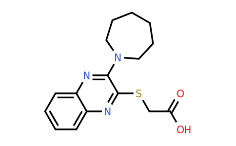CAS 1110717-83-3 | 2-{[3-(azepan-1-yl)quinoxalin-2-yl]sulfanyl}acetic acid