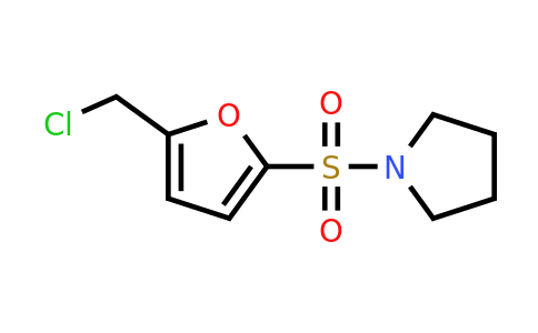 CAS 1110820-18-2 | 1-{[5-(chloromethyl)furan-2-yl]sulfonyl}pyrrolidine