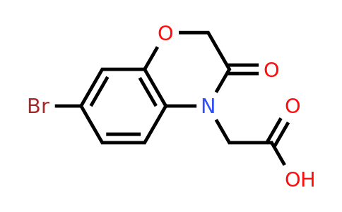 2-(7-Bromo-3-oxo-3,4-dihydro-2H-1,4-benzoxazin-4-yl)acetic acid