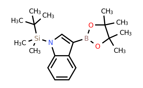 CAS 1111096-51-5 | 1-(Tert-butyldimethylsilyl)-3-(4,4,5,5-tetramethyl-1,3,2-dioxaborolan-2-YL)-1H-indole