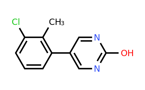 CAS 1111109-06-8 | 5-(3-Chloro-2-methylphenyl)pyrimidin-2-ol